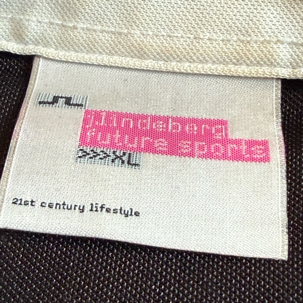 J Lindeberg Men's Black Polo Shirt with Pink Accents Size XL - Picture 3 of 9